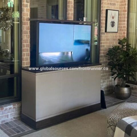 Custom tv deals lift cabinet