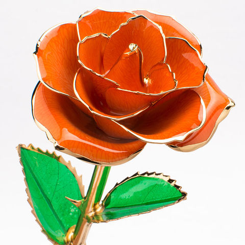 Echte Goldrose, handgefertigte Blume, Seidenblumen Großhandel Lieferanten - Hersteller von Seidenblumen