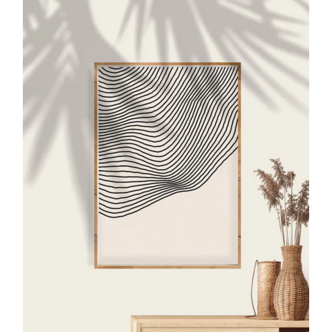 Moderner nordischer schlichter Bilderrahmen für Wandkunst - Minimalistische Wanddekoration for sale at factory direct price