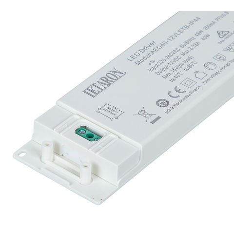 40w Constant Voltage 12v 24v Led Driver Ip44 Waterproof Super Slim For ...