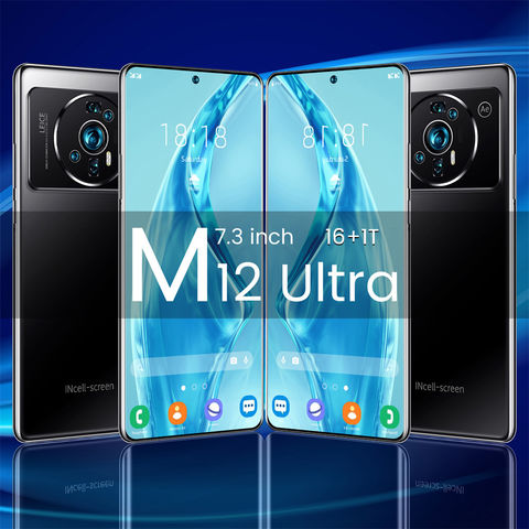 Compre M12 Ultra 16gb 512gb 10-core 5g Let Celulares Desbloqueados Dual Sim  Bateria De Longa Duração Versão Global e M12 Ultra Android Smartphone  Desbloquear Celular de China por grosso por 75 USD 