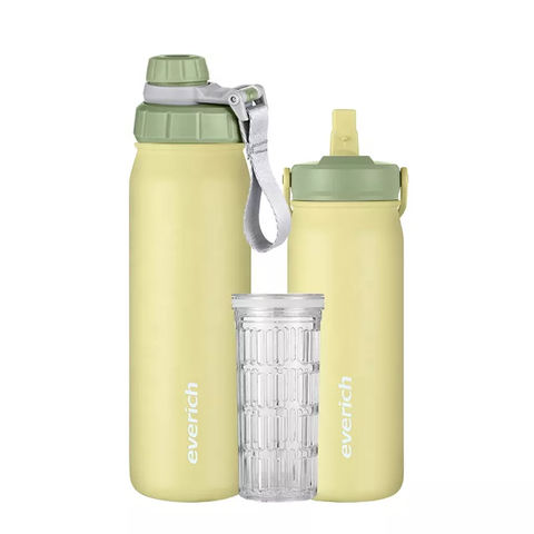 Buy Wholesale China Stainless Steel Water Bottle 18oz New Straw Handle ...