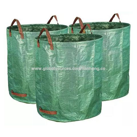 Leaf Bags, 2-Pack 132 Gallon Large Heavy Duty Reusable Yard Waste