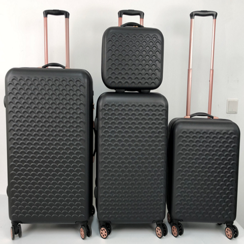 Conjunto de 4 malas de viagem de alta qualidade, cor preta - Bagagem durável para viagens de negócios e lazer for sale at factory direct price