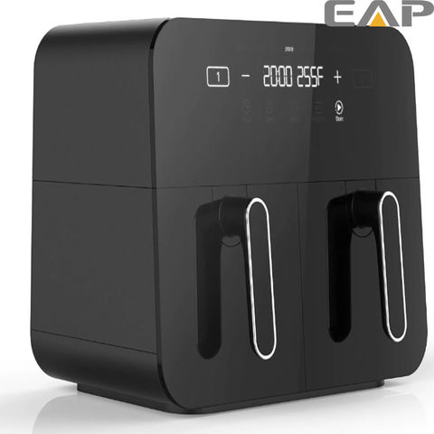 Buy Wholesale China 2 Tray Double Pan Dual Pot Air Fryer Professional 2  Baskets Digital Control French Fries Air Fryer & Double Baskets Air Fryer  at USD 40