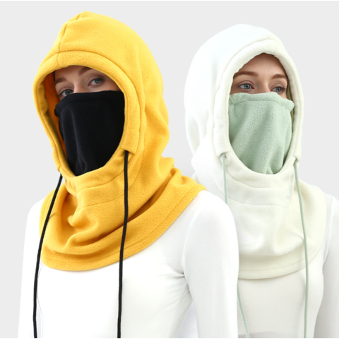 Máscara de invierno cálida para montar en moto, gorro de esquí, protección facial, cinta para la cabeza, banda para el cuello, a prueba de viento y frío, cinta polar integrada