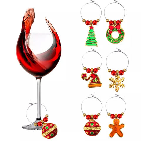 RTPURE Wine Glass Charms,25PCS Wine Charms,Wine Glass Markers With Pourer  for Cocktail Party Halloween Christmas Thanksgiving Wedding Birthday -  Yahoo Shopping