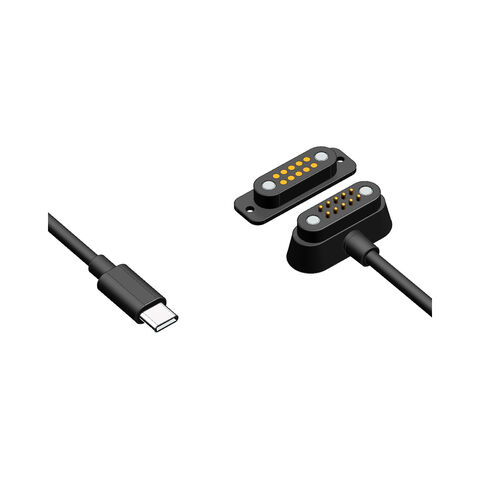 Cable magnético Tipo C a 5 pines con conector Pogo Pin