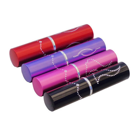 Portable Electric Lipstick Stun Gun of High Voltage for Lady Self Defence Electric Shock Flashlight Stun Gun