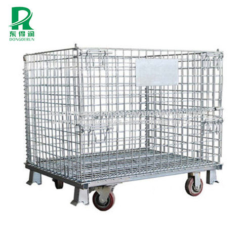 Buy Wholesale China Customizable Metal Stacking Rack Storage Cage With ...