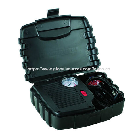 Bomba de compressor de ar de carro de alto desempenho de 12V com caixa de ferramentas para inflar pneus for sale at factory direct price