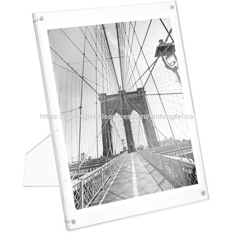 Marcos de Fotos Acrílicos Doble Cara con Soporte 8x10 pulgadas for sale at factory direct price