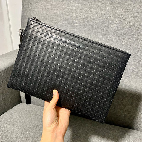 Woven Pu Leather Clutch For Men Handbags Business Fashion Mens Clutches Bag  Hand Bag High Capacity Wallet Purse Bag Male Pocket Bag, Shop Now For  Limited-time Deals