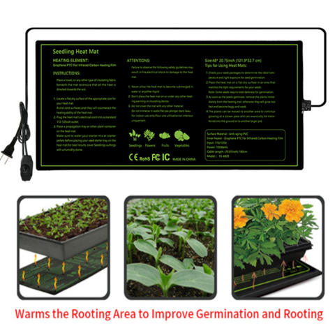 Buy Wholesale China 12v 24v 110v 220v Infrared Radiant Pet Pig Reptile  Seeding Snow Melting Driveway Electric Floor Heating Mat & Seedling Heat Mat  Warm Hydroponic Heating Pad at USD 5.8