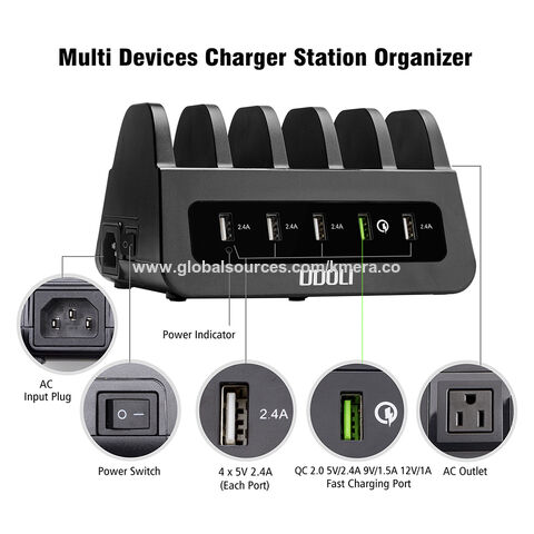 Station de Charge USB 60W 5 Ports / Chargeur USB Universel / Station de Charge for sale at factory direct price