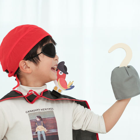 Novedad Juego de Piratas de Madera para Niños, Juego de Imitación, Regalo de Cumpleaños, Juguetes de Madera