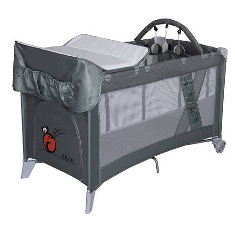 Compre Cuna De Bebé Plegable Con Pañal, Barra De Juguete, Segundo