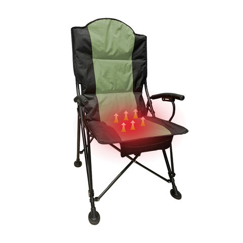 Buy Standard Quality China Wholesale Outdoor Camping Relax Picnic Metal Portable  Folding Heated Fishing Chair With Armrest And Padded Seats $28.95 Direct  from Factory at Sunflower Textile Co.,Ltd