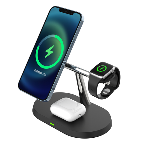 Buy Wholesale China 3 In 1 Wireless Charging Station Fast Charging ...