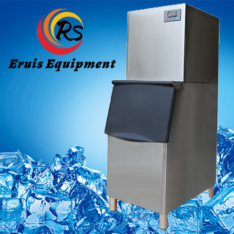 Máquina de hacer bloques de hielo cuadrado grande de 10kg, máquina de bloques de hielo grande de 1000kg a la venta