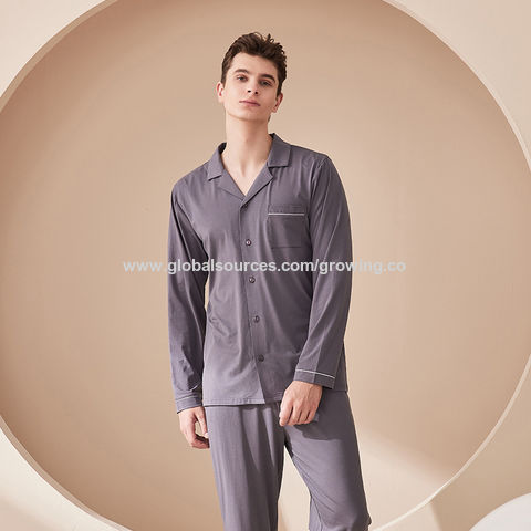 Men s Pajamas With Factory Price 95 modal 5 elastane Men s Sleepwear Comfortable Men s Sleepwear Men s Modal Sleepwear Buy China Wholesale Men s Pajamas Globalsources