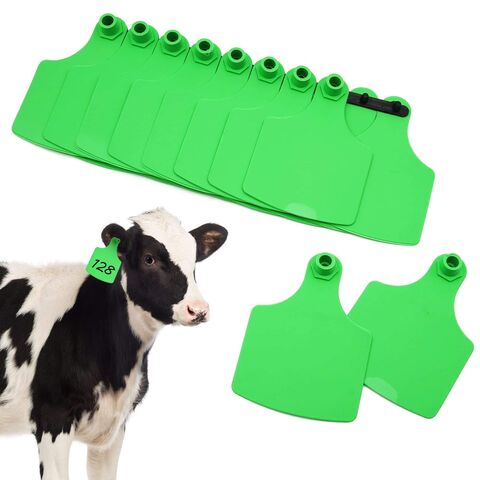 Farbenfrohe TPU-Material-Ohrmarke aus Kunststoff für Tiere, Schweine-Tracking-Applikator, Ohrmarke für Nutztiere