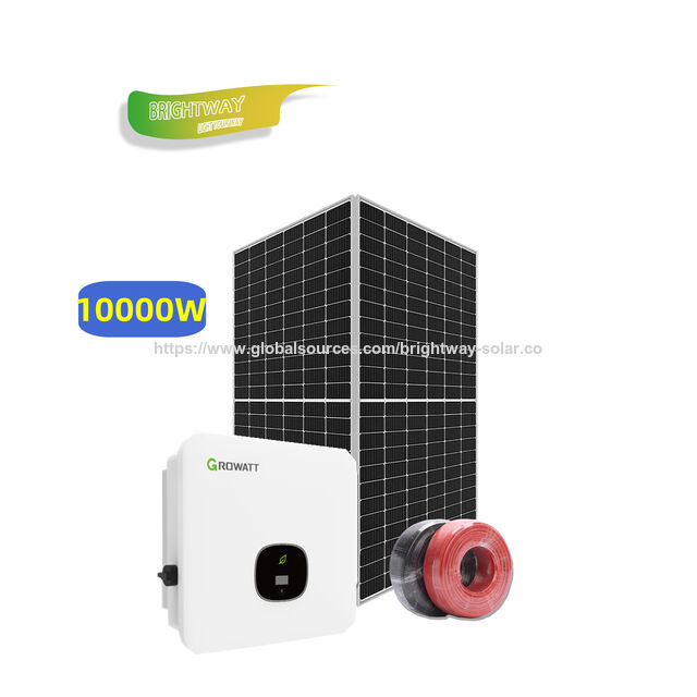 Buy Wholesale China 10000w Grid Tied Solar System 3 Phase Commercial ...
