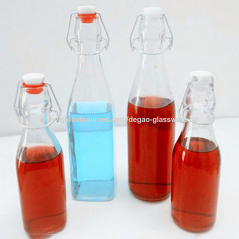  Botella de vidrio abatible [1 litro / 33 onzas