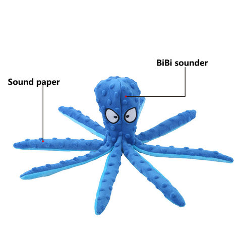 Plush Dog Toys Stuffed Octopus Interactive Bite Resistant Squeaky Chew Toys  - China Pet Cotton Toy and Pet Plush Toy price