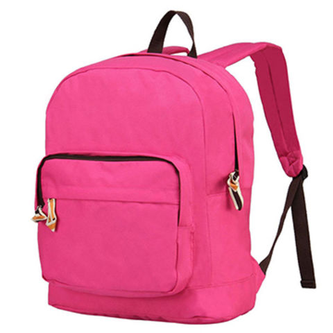 Buy Wholesale China School Bags Girl School Backpack, Pure Colors, Size:  12.9*5.9*16 Inches, Customized Logo & Backpack Bag at USD 4.85