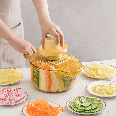 Conjunto Cortador de Legumes 9 em 1 Multifuncional, Fatiador de Legumes com Cesto de Drenagem, Acessórios de Cozinha por Atacado for sale at factory direct price
