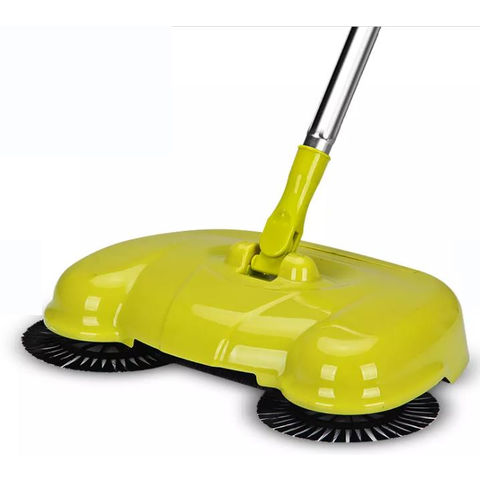 Lavadora de suelo con cepillos tipo empuje, máquina de limpieza