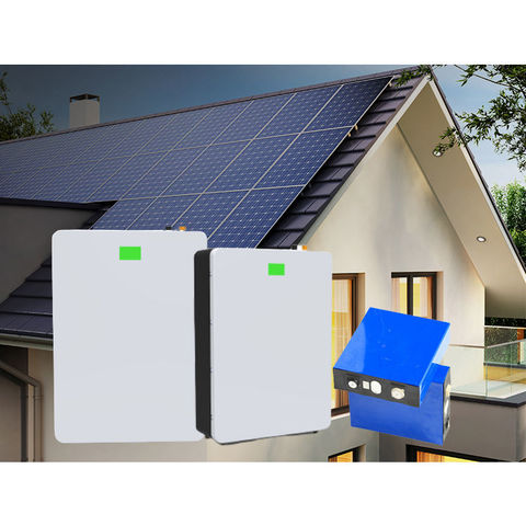 Banco de energía solar, sistema híbrido de almacenamiento de energía, batería de litio LiFePO4 para el hogar, Powerwall 48V 200Ah 10kWh