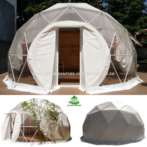 Buy Wholesale China 6m Transparent Geodesic Prefabricated Dome House ...