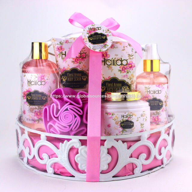 Buy Wholesale China Good Quality Wire Basket Wild Rose Spa Bath Gift ...