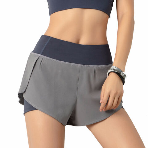 Pantalones Cortos Deportivos de Yoga para Mujer, Tipo Biker, Secado Rápido, para Fitness, Correr, Gimnasio