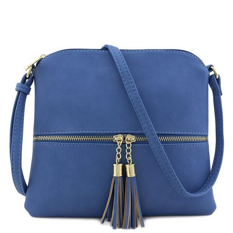 Bolso bandolera mediano ligero con borla - Ideal para B2B for sale at factory direct price