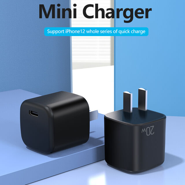 Tragbares Reiseladegerät PD Ladegerät 20W mit USB-C Ausgang for sale at factory direct price