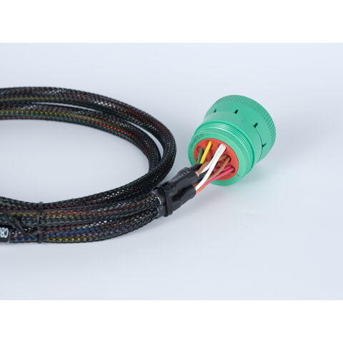 Universal J1939 OBD II 12 pin Y wire harness assembly mini connector diagnostic obd cable