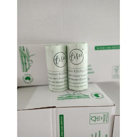 Papel de cocina blanco natural, rollo de papel, papel de limpieza de aceite, papel de cocina