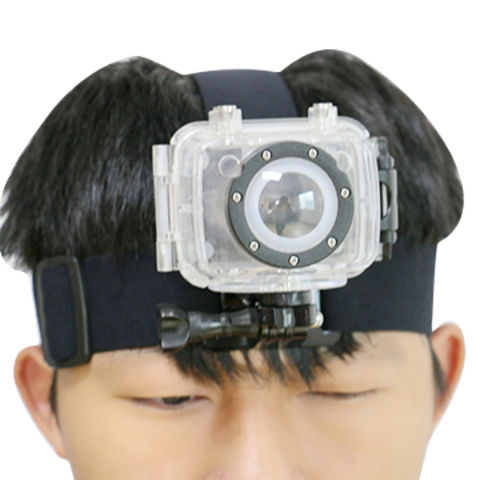 Conjunto de accesorios de montaje de cámara, diadema para buceo y correr GoPro