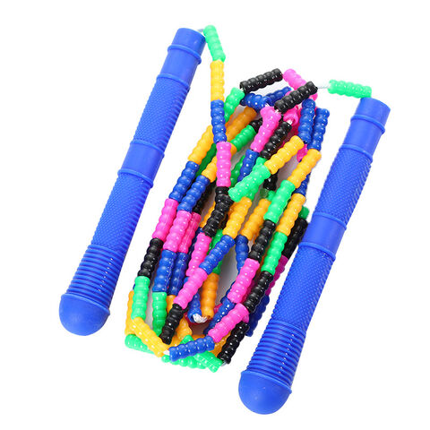 Springseil mit weichen Perlen, verstellbares, frei segmentiertes Springseil for sale at factory direct price