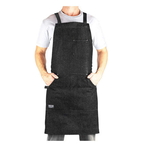 Heavy Duty Canvas Apron - Artist Apron With Pockets For Painting,  Waterproof And Adjustable