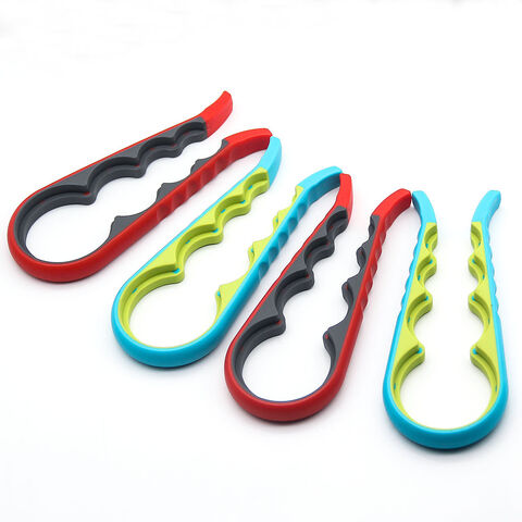 Conjunto de presente por atacado Premium 4 em 1 Abridor de frascos e garrafas de fácil aderência, Abridor de frascos para mãos fracas, Abridor de frascos for sale at factory direct price