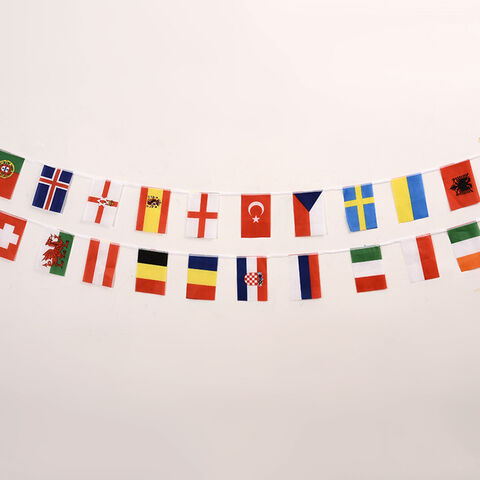 Banderas Internacionales, Banderas del Mundo, Guirnalda de Banderines Olímpicos de 100 Países para Bar, Decoración de Fiestas for sale at factory direct price