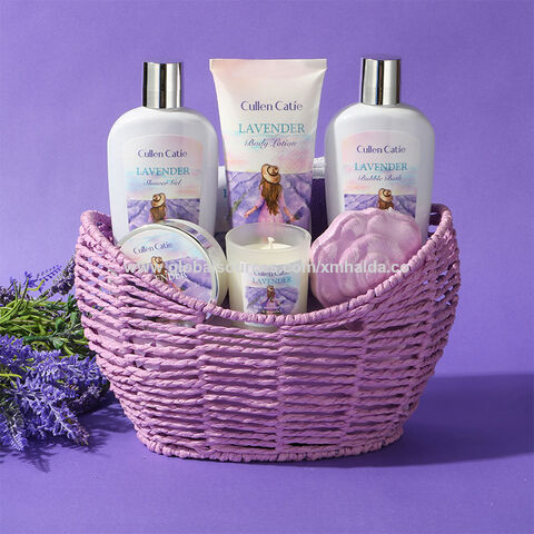 Hot selling New Arrival Wholesale OEM Bath Salt Body Mist Shower Gel Perfume Lotion Set Bath Oil Spa Bath Gift Set Box Body Cream for sale at factory direct price