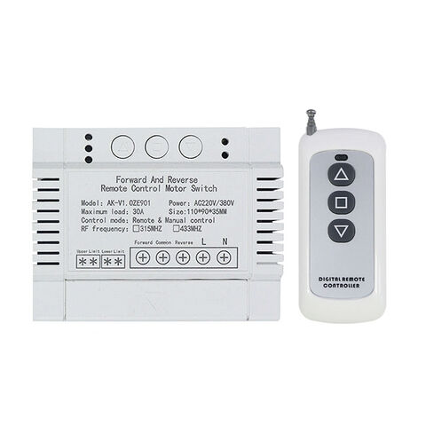 AC 220V 380V Two Channels Wireless Remote Control Switch Kit