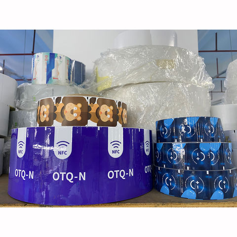 Buy Wholesale China Factory Customized White Label Uhf Nfc Wine Label  Adhesive Label Oem Rfid Sticker & Label at USD 0.04