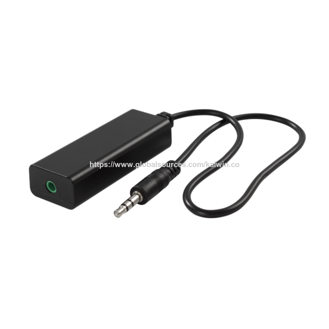 Fabricante Filtro de Ruido de Audio de 3.5mm Aislador de Bucle de Tierra para Sistemas Estéreo de Hogar/Coche/Ordenador for sale at factory direct price