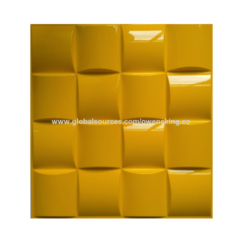 New Flower Design 3d Pvc Waterproof And Flame-retardant Wall Panel For ...